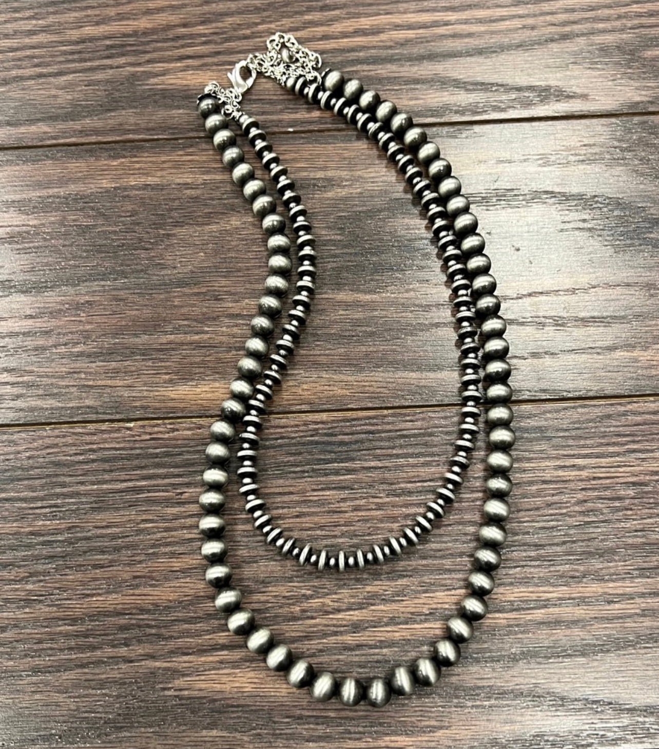 Stacked Navajo Pearl Necklace