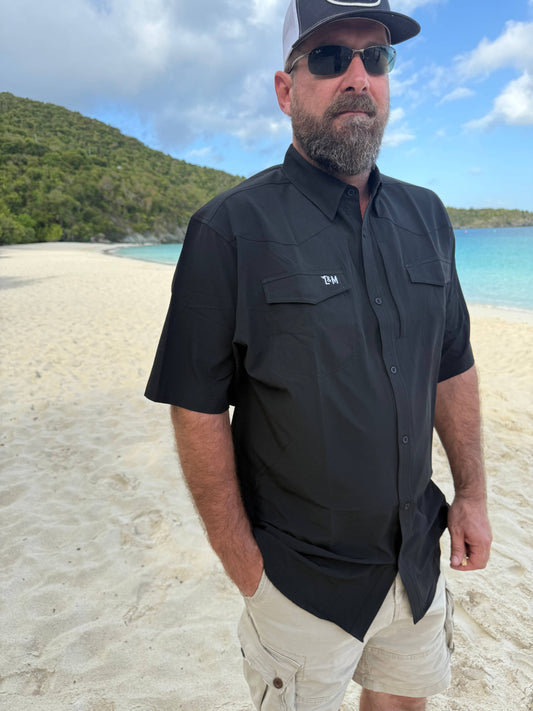 Black- Ranch Hand Button Up