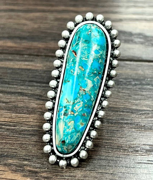 Turquoise Adjustable Ring