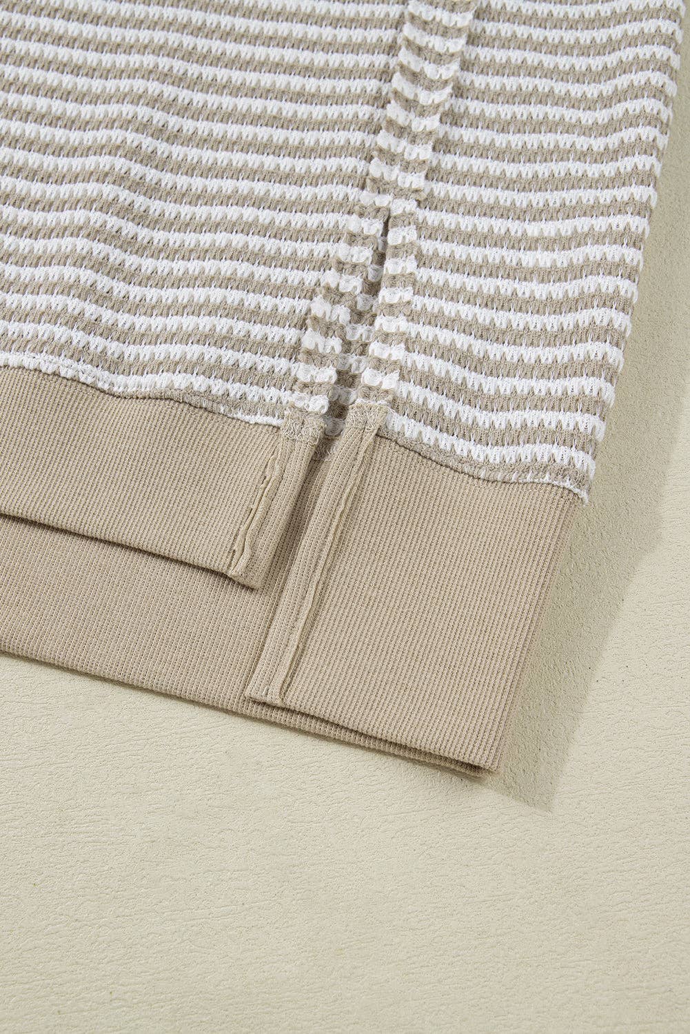 Plus Size Stripe Knit Sweater