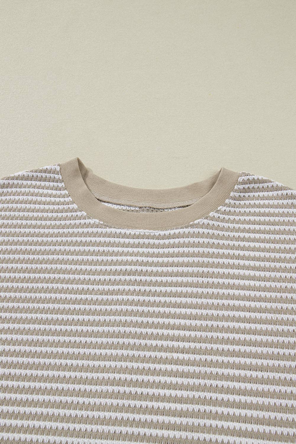 Plus Size Stripe Knit Sweater