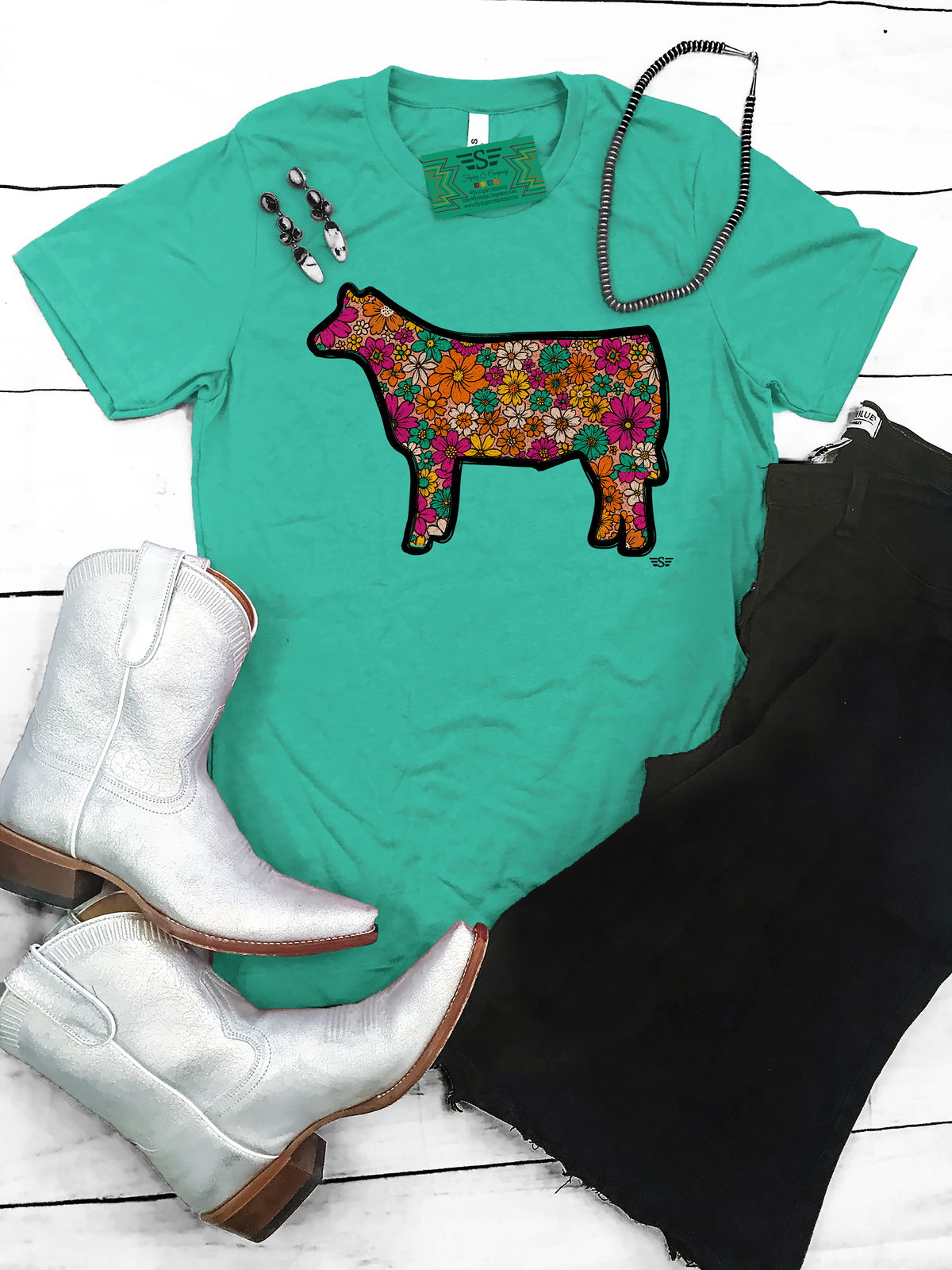 Floral Livestock Graphic