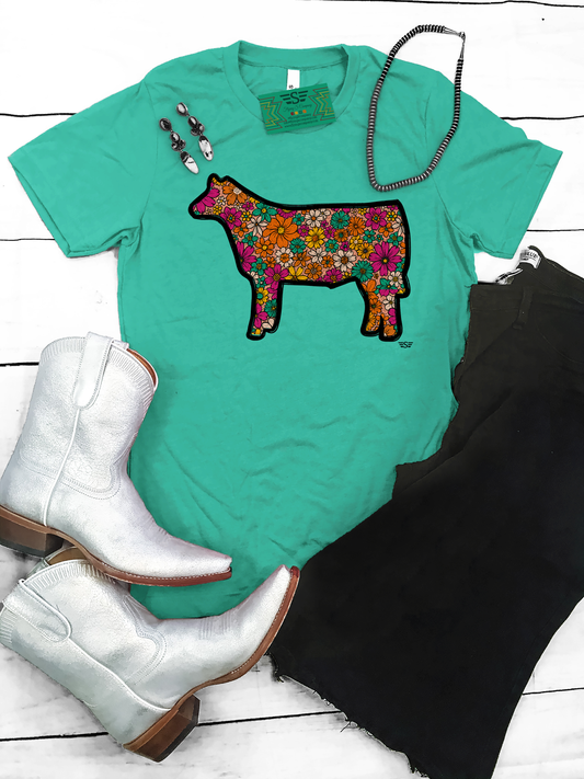 Floral Livestock Graphic