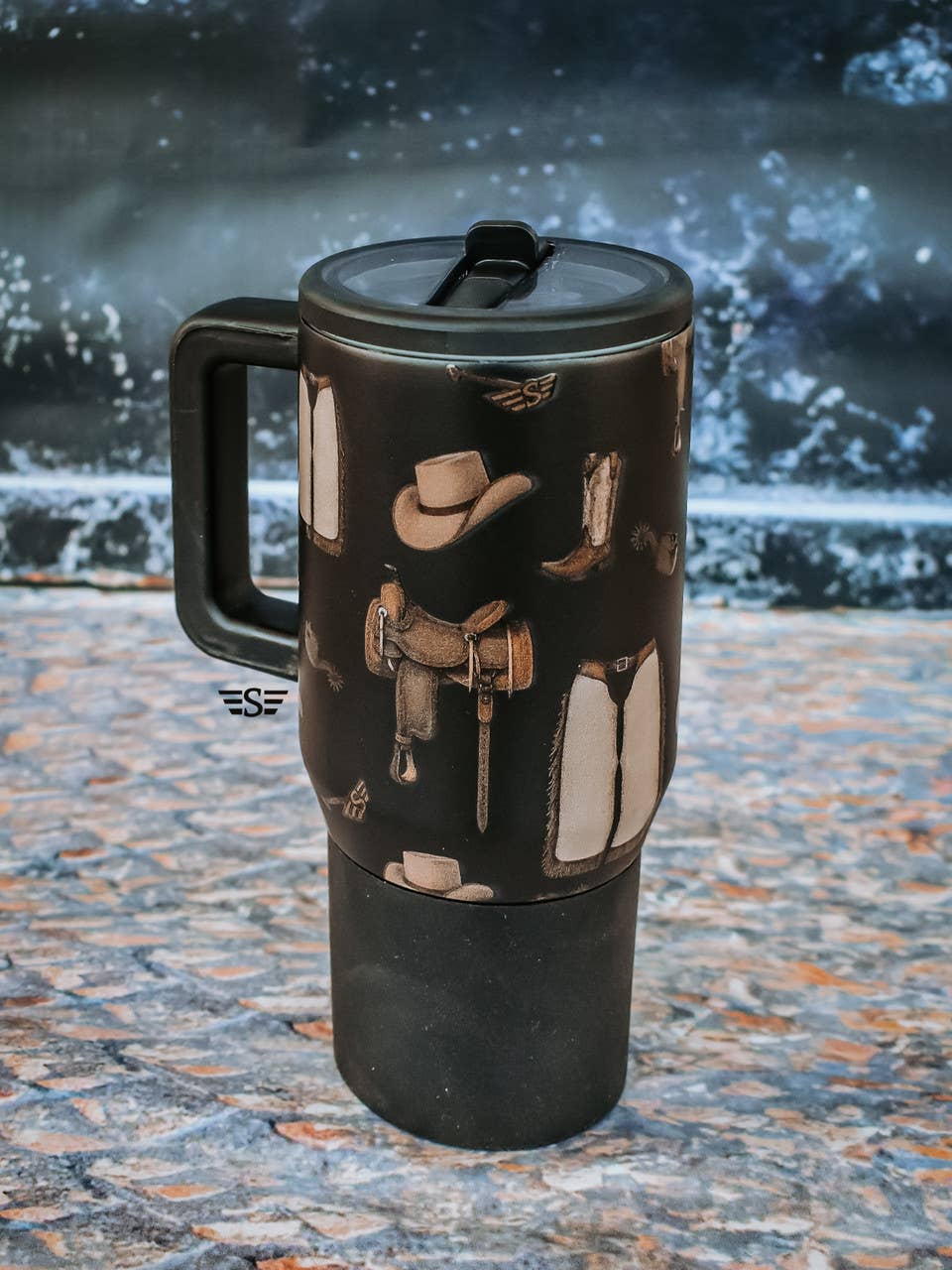 Classic Western Flip Top 40oz. Tumbler