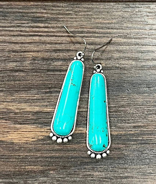 Turquoise Stone Earrings