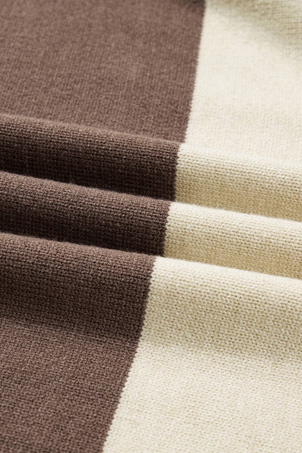 Black, Tan & Brown Sweater