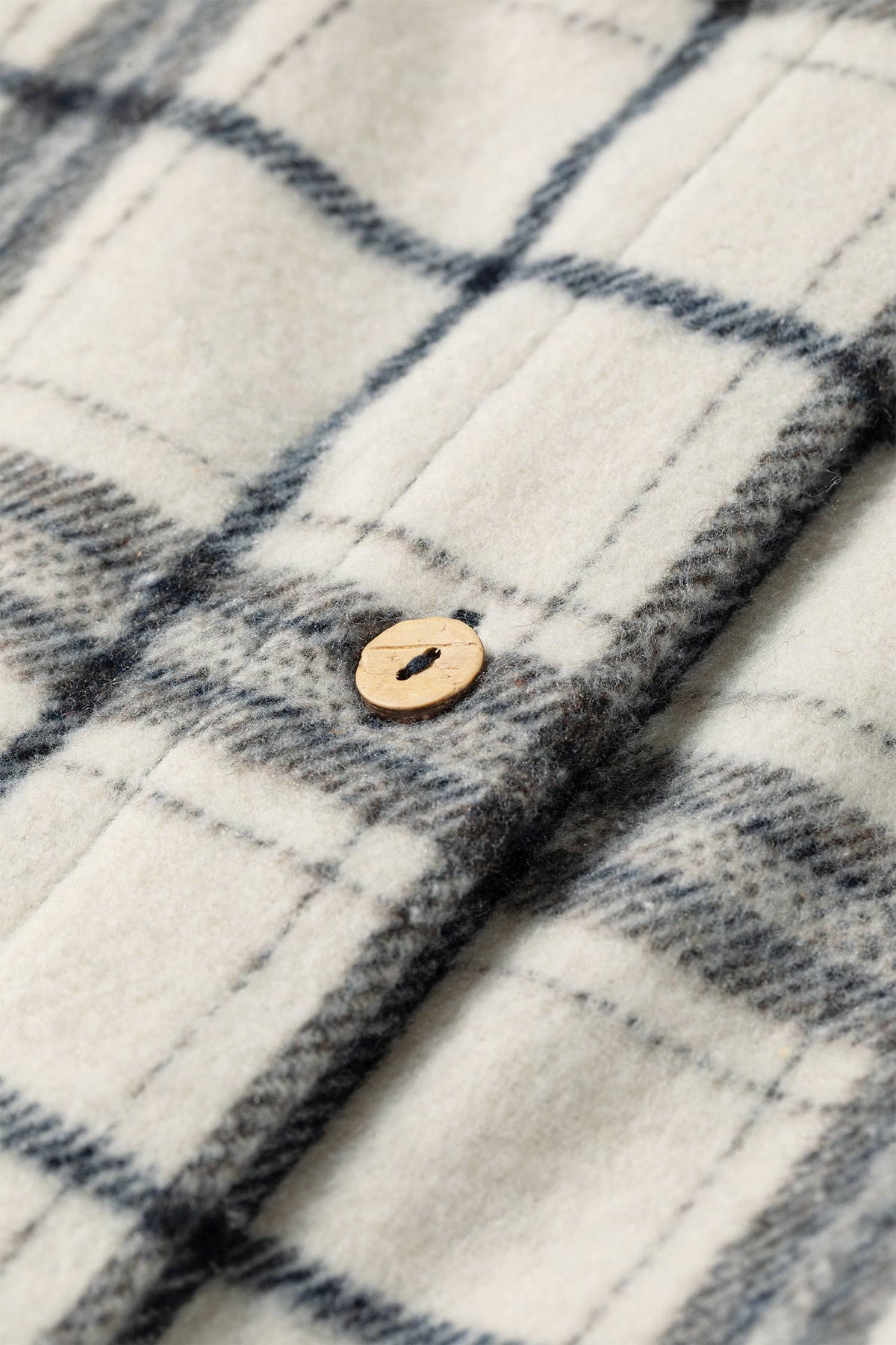 Tri-Colored Plaid Button Up