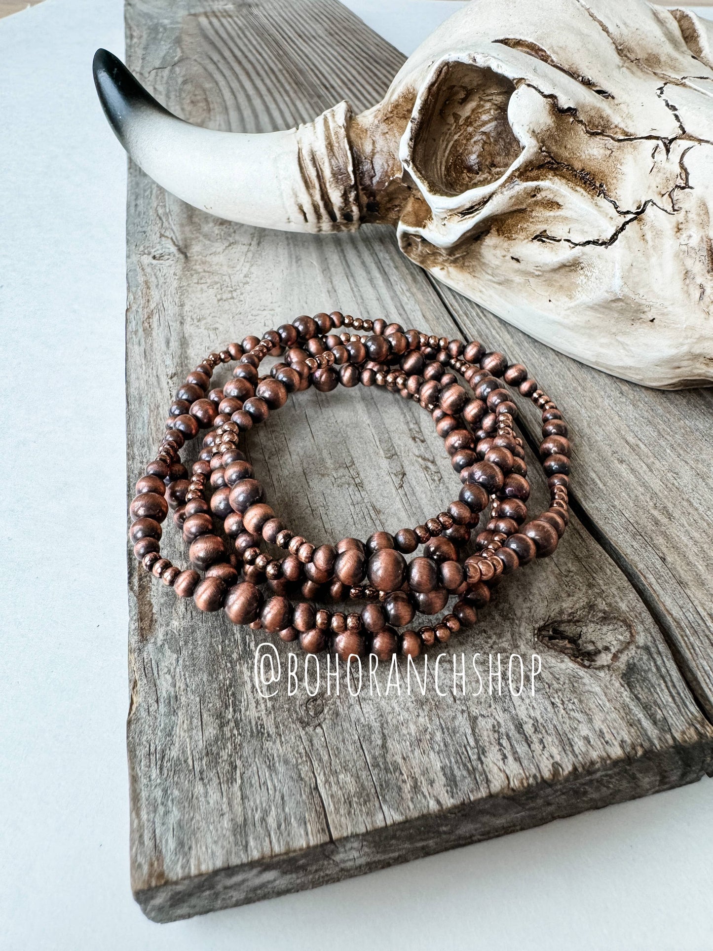 Copper Navajo Stackable Bracelets