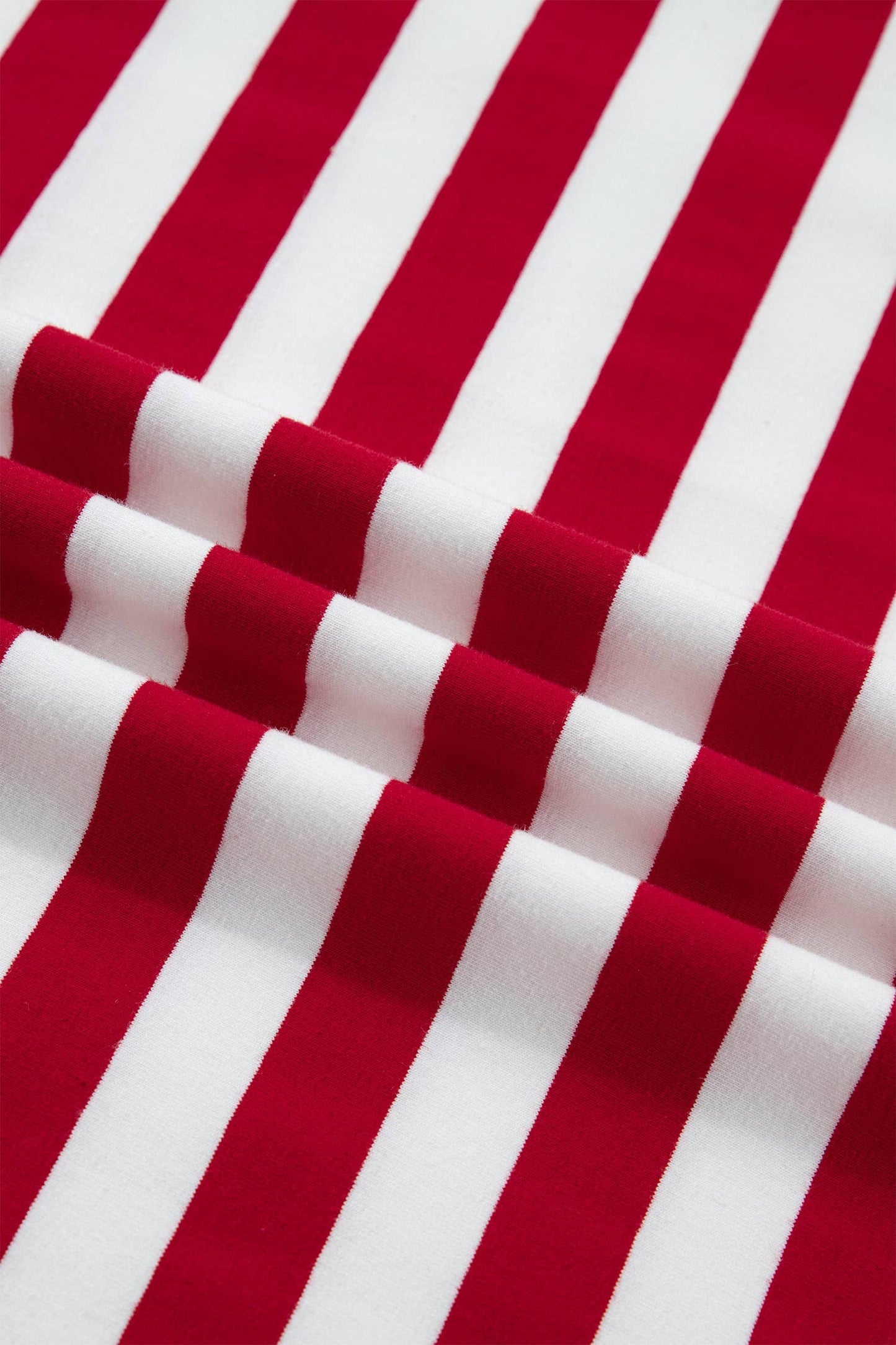 Red + White Stripe Tee