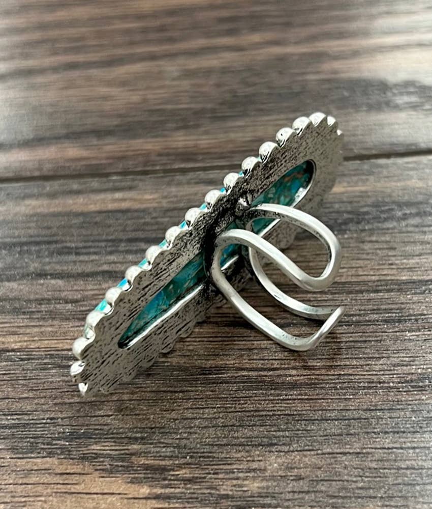 Turquoise Adjustable Ring