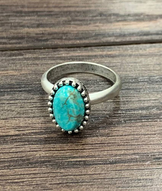 Turquoise Adjustable Ring