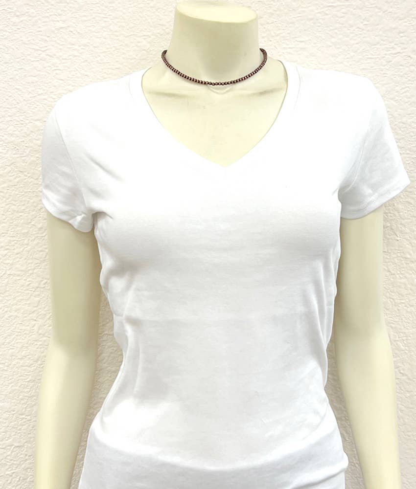 Simple Copper Navajo Bead Necklace