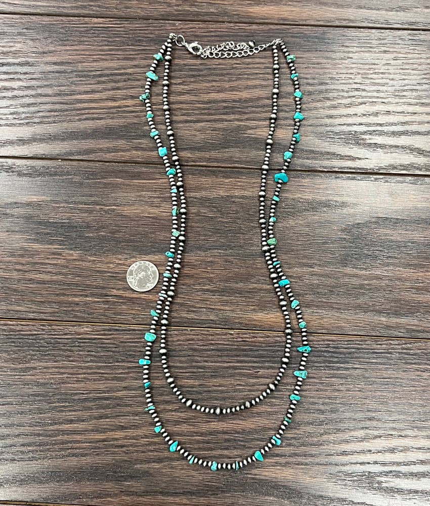 Navajo Bead, Turquoise Necklace
