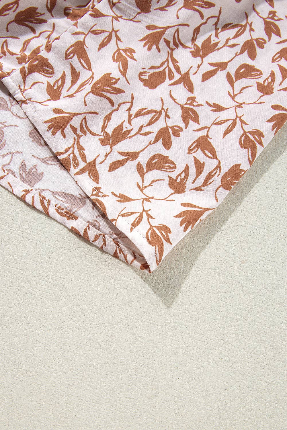 Floral Lace Puff Sleeve Fall Shirt