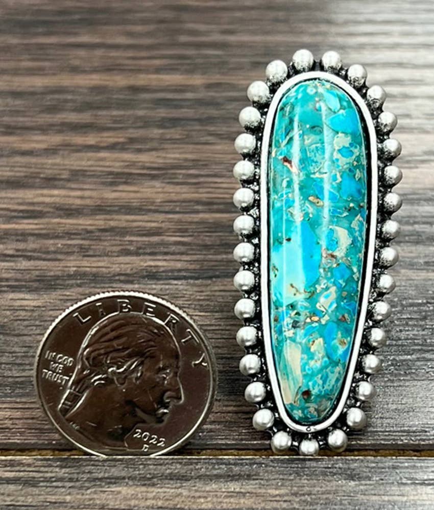 Turquoise Adjustable Ring