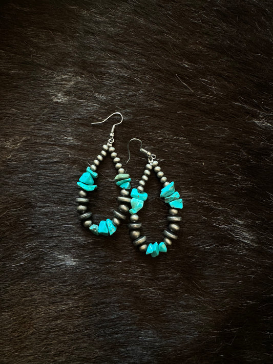 Turquoise Stone Earrings